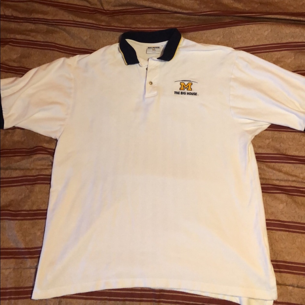 Vintage University of Michigan Polo - Picture 1 of 6